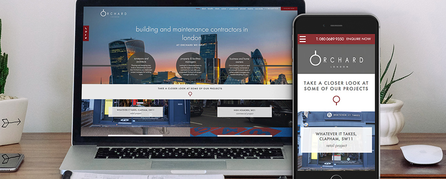 Orchard Building Solutions Website Design and Build