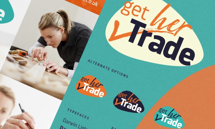 Get Her Trade brand design by Pad, Design Studio