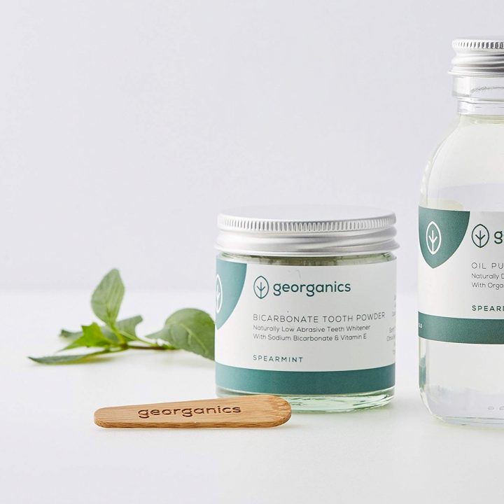 GEOrganics brand design - jar and bottle