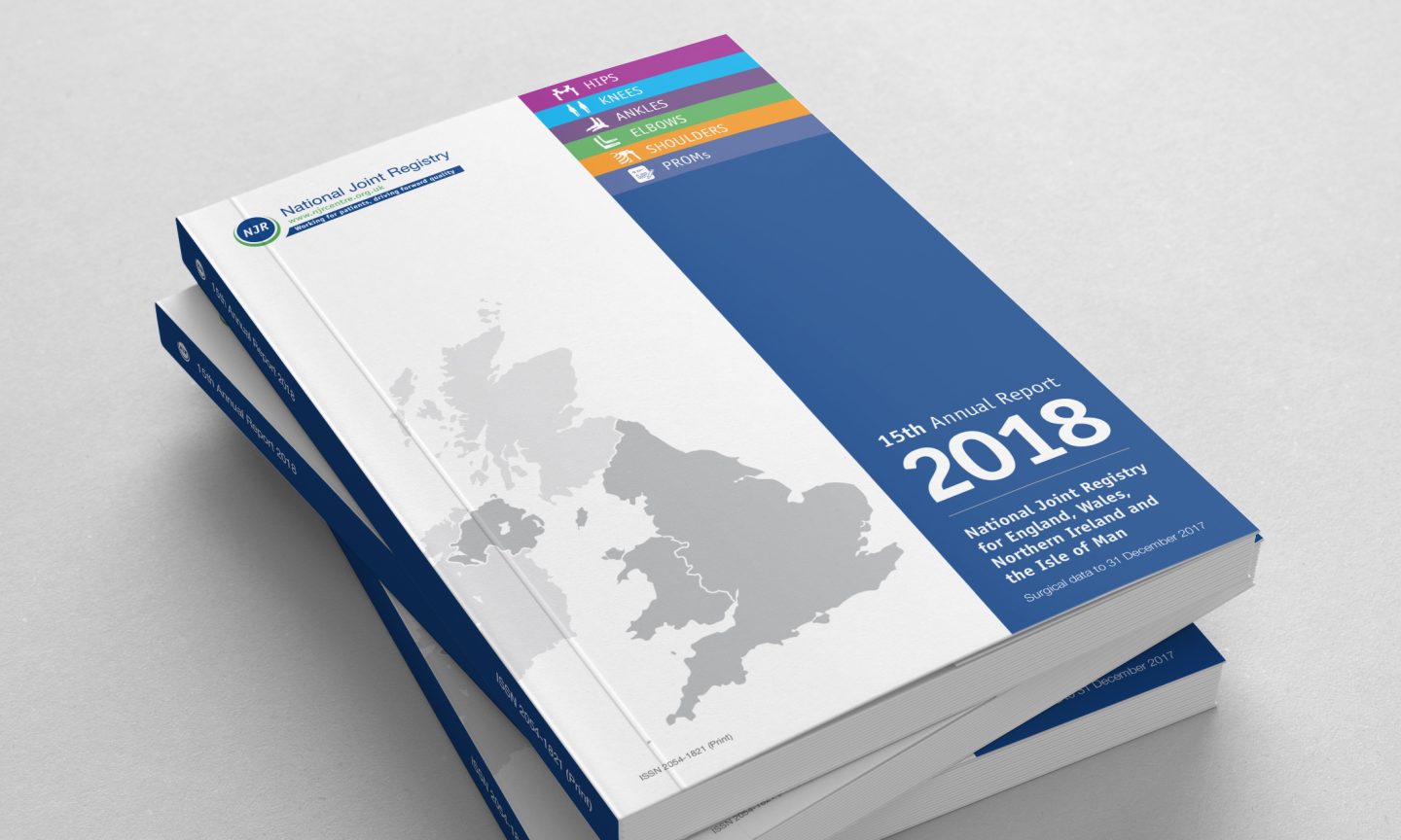 National Joint Registry annual report design cover
