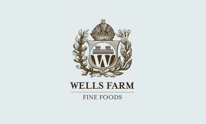 Wells Farm Fine Foods Logo design