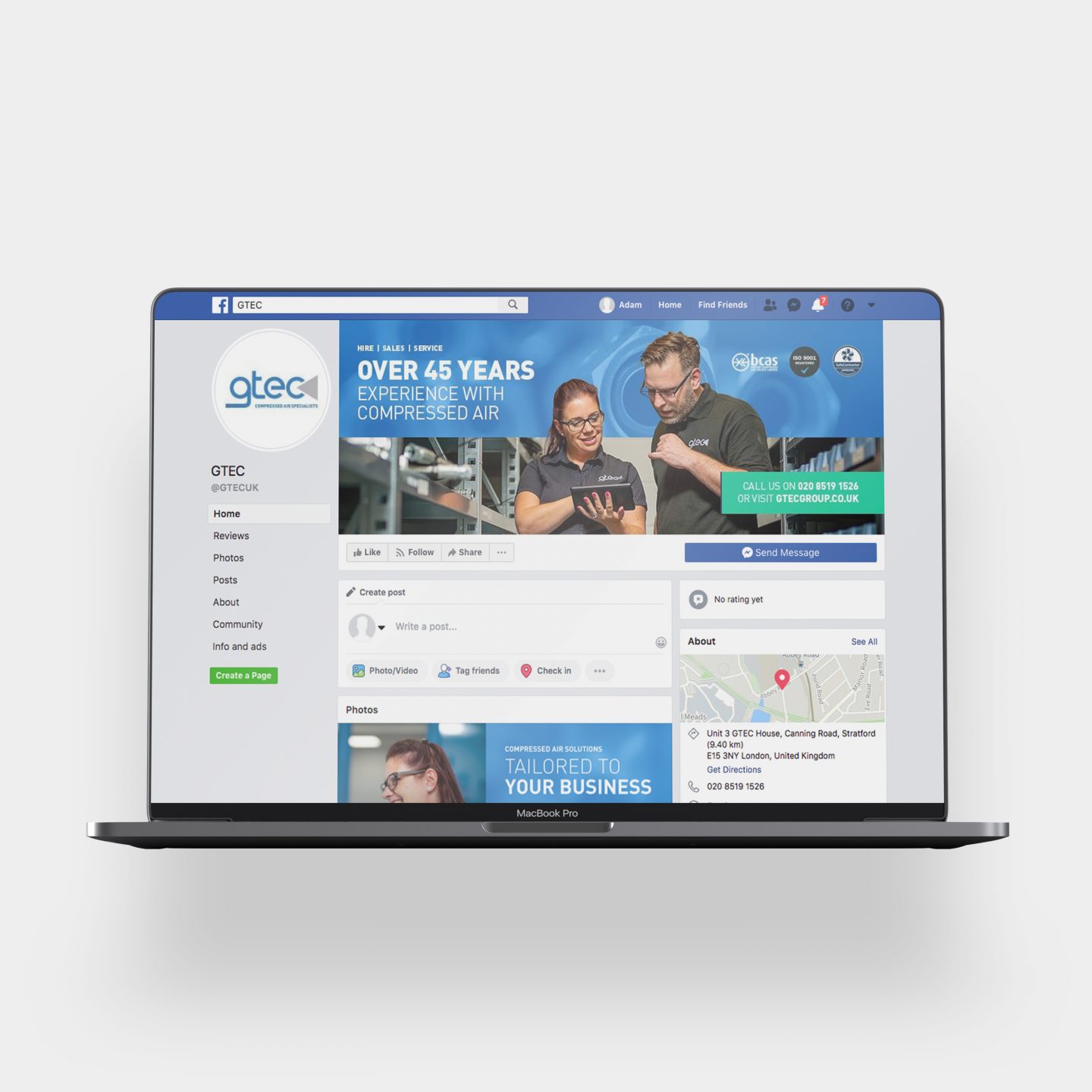 GTEC Ecommerce Web Store Design