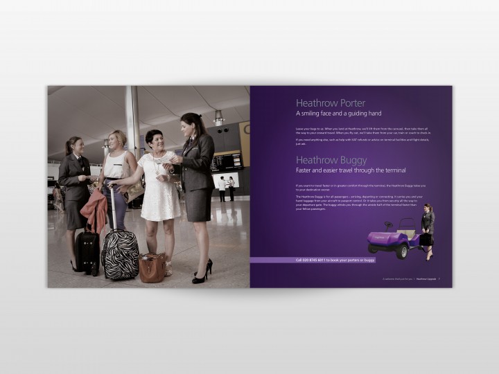 Heathrow Brochure Design Spread