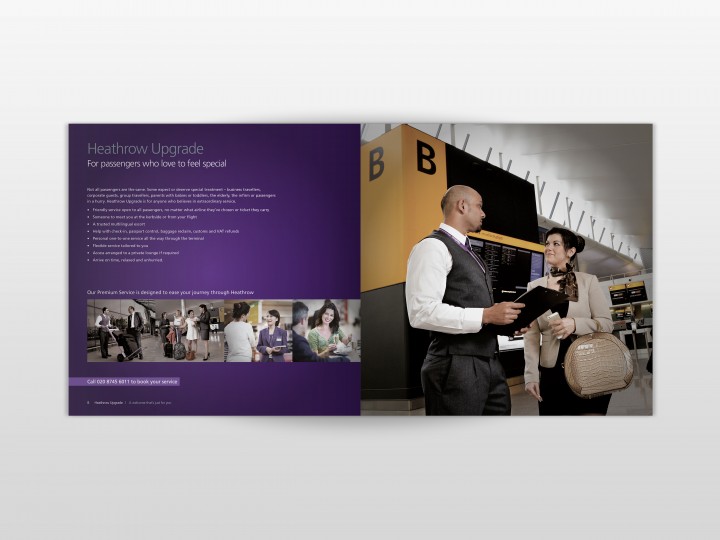 Heathrow Brochure Design Spread