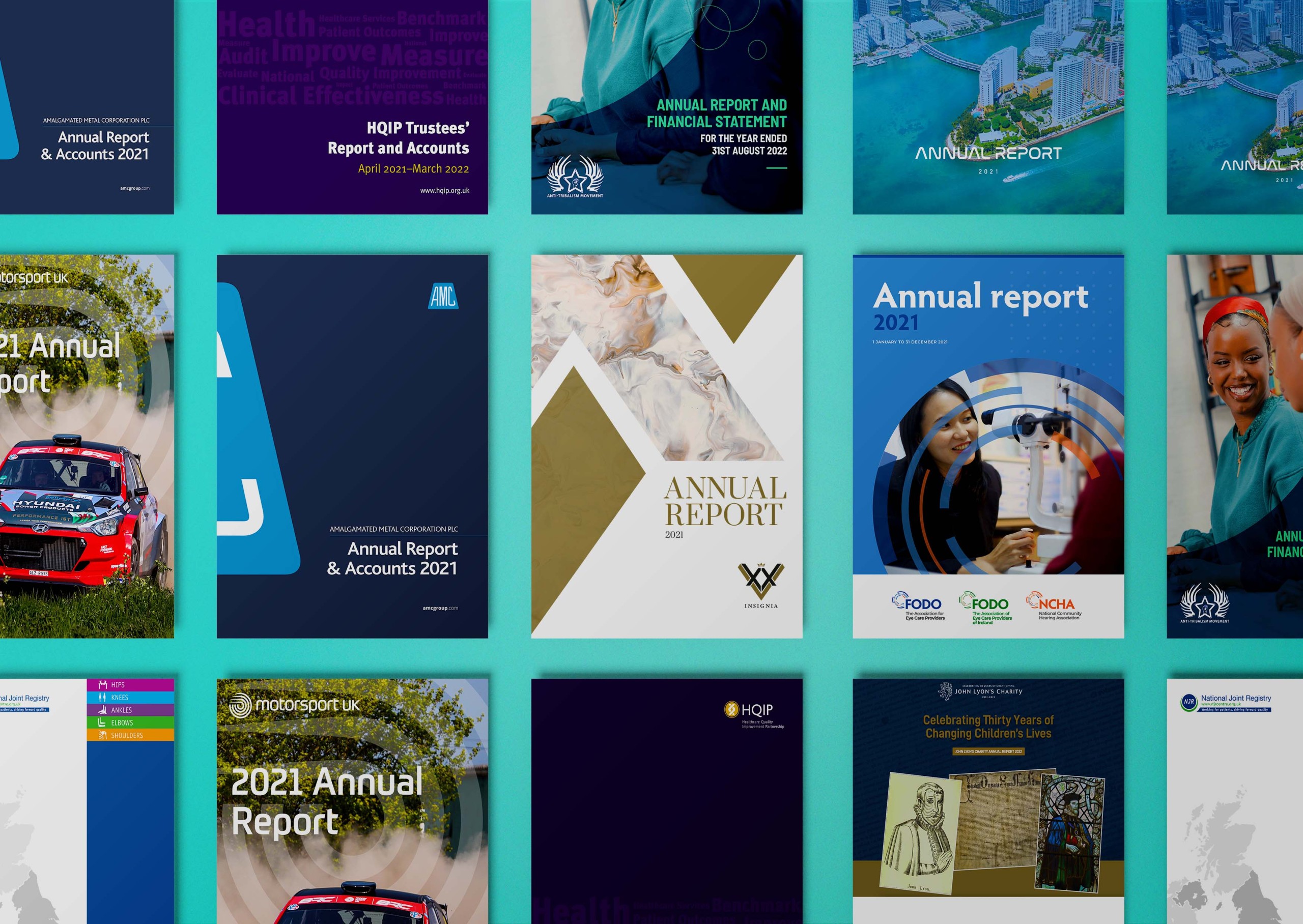 Annual reports designed in 2022