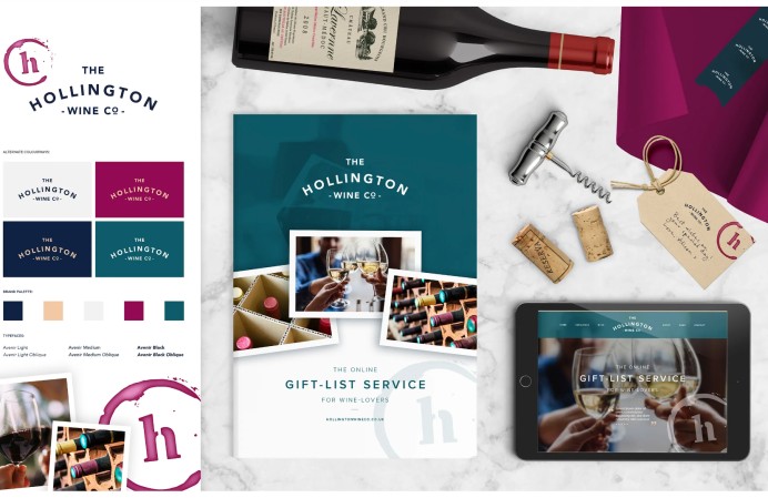 brand design hollington wine