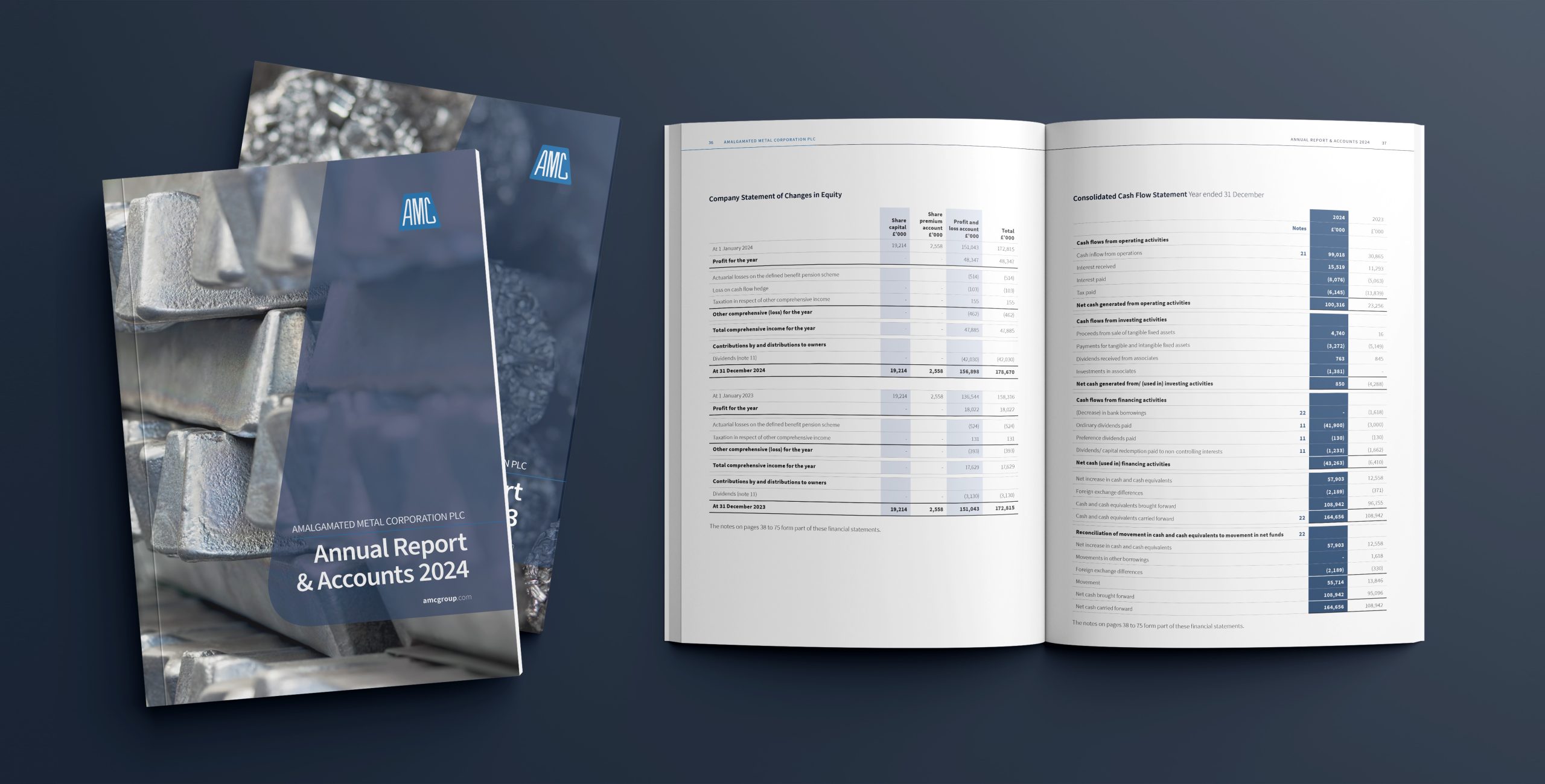 AMC Annual Report Table Design