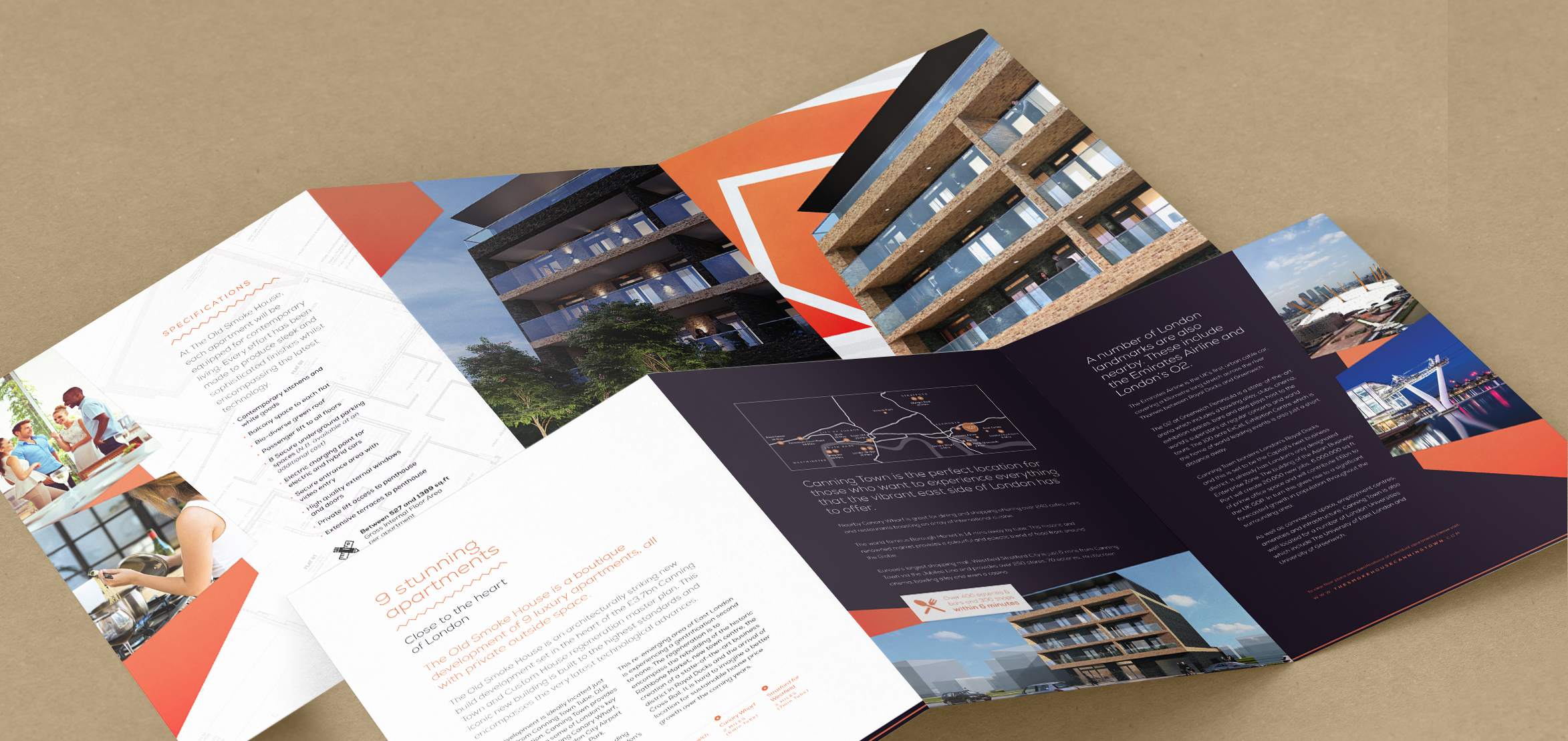 Avalon leaflet created by design company Pad