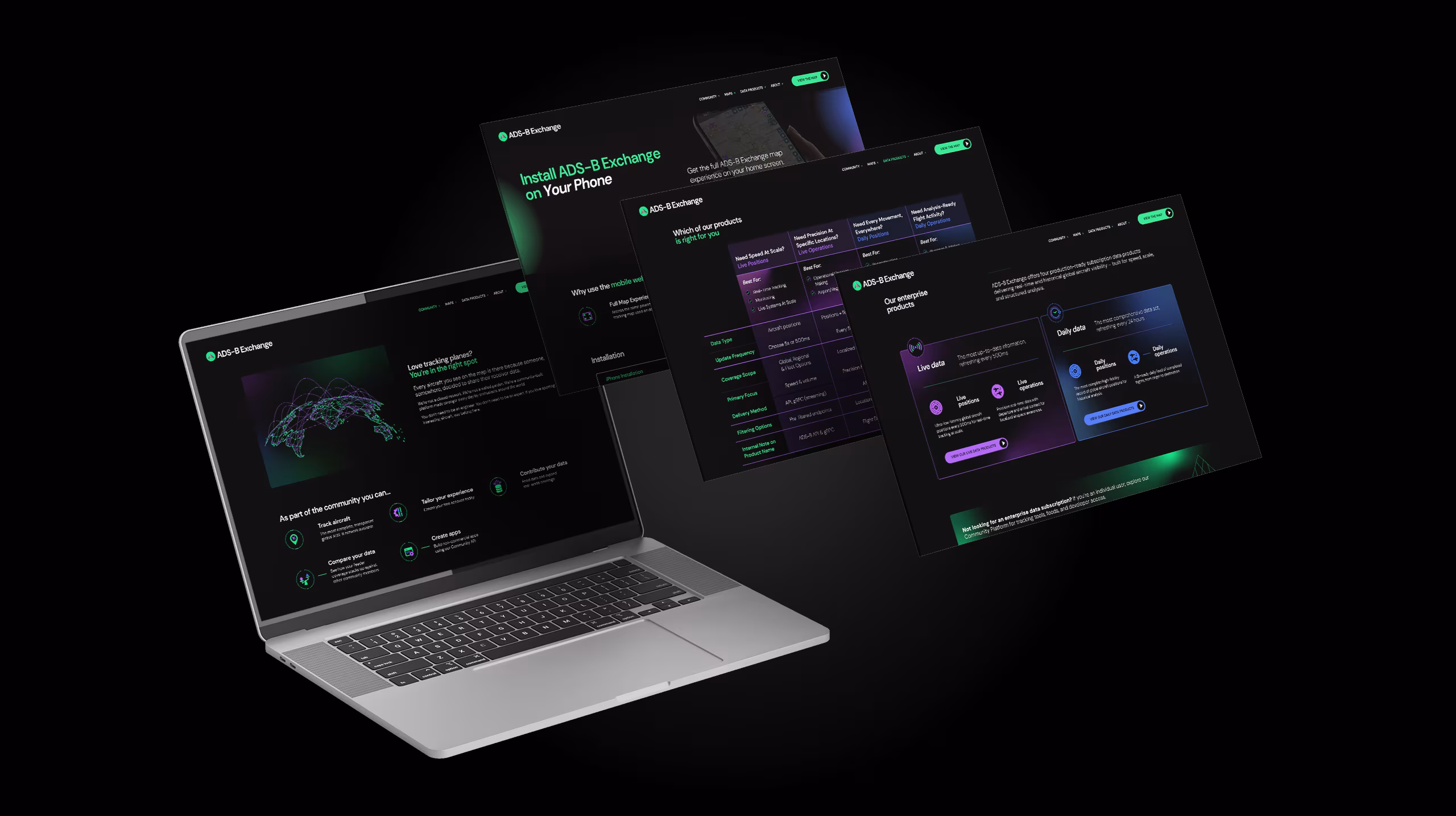 ADS-B Exchange Website Design and Development